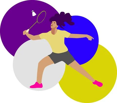 Outwit opponents with smooth netting Stock Illustration