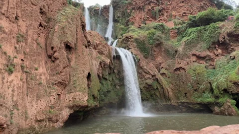 Ouzoud Waterfalls Timelapse Stock Footage 315100619