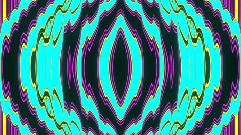 Oval abstraction of the flow of multi-colored bright colors. Stock Footage 194188352