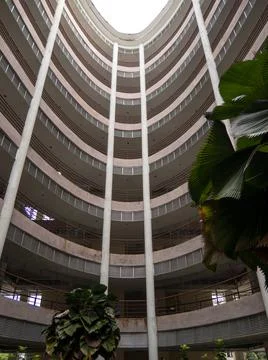 Oval Building With Plant Stock Photos