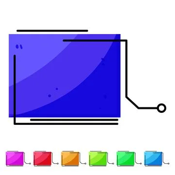 Oval callout shapes cartoon vector graphic イラスト素材