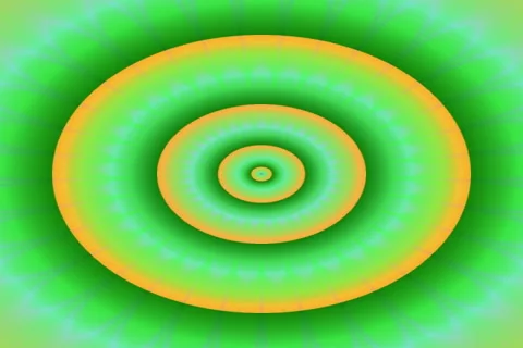 Oval floral pattern changing colors Stock Footage 53869114