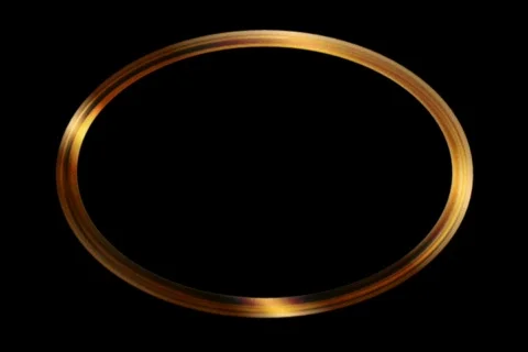 Oval Frame Stock Footage 335293