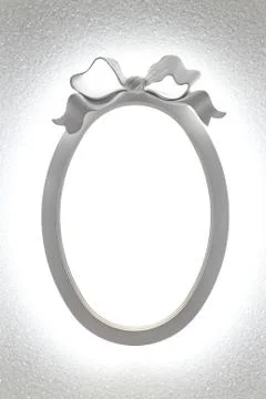Oval frame Stock Illustration