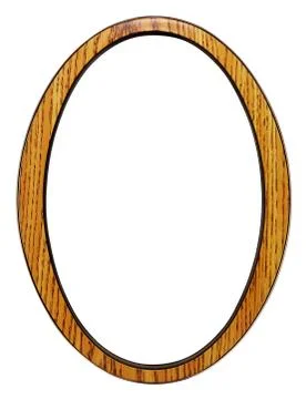 Oval frame Stock Photos
