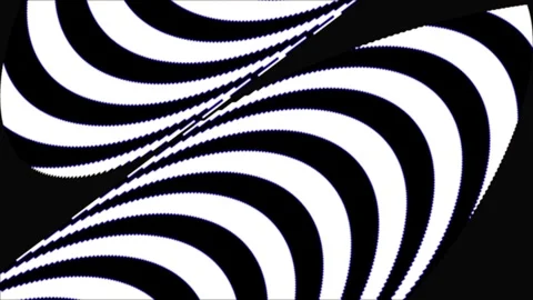 Oval lines pattern Stock Footage 267186030