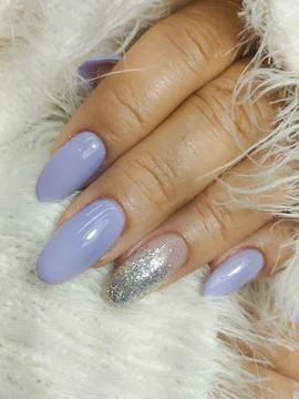 Oval nails Foto stock