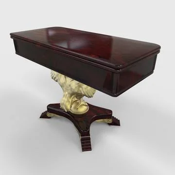Oval Office Small Table 3D Model