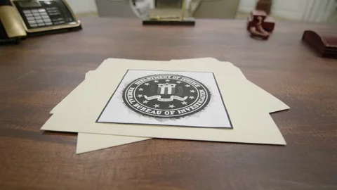 Oval Office   White House Documents from the FBI Stock Footage 72969984