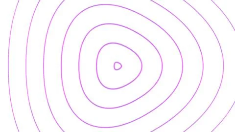 Oval or circular concentric narrowing to one point. Design. Display with play Stock Illustration