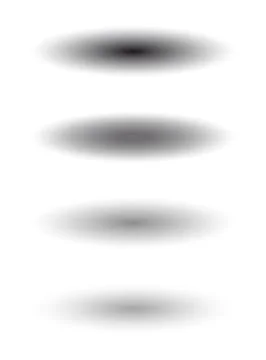 Oval or round realistic shadows isolated set on transparent background. Shadow Stock Illustration