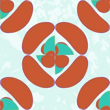 Oval ornament Stock Illustration