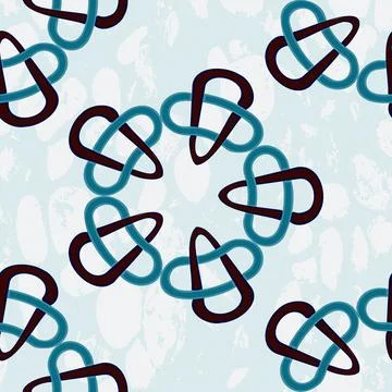 Oval ornament Stock Illustration