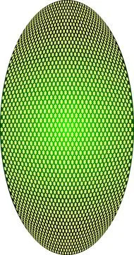 Oval pattern design Illustrazione stock