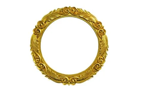 Oval Picture Frame Stock Photos