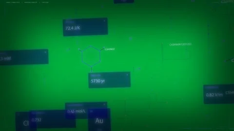 Oval probe drifting to hex node, aligning link, sending streams, showing data on 스톡 동영상 333630135