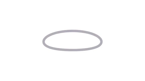 An oval shape in blue and white with three parallel lines running through it. Stockbeeldmateriaal 334913654
