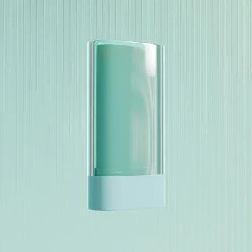 Oval shape Rotating Sunscreen Stick mockup, twist up tube cosmetic packaging Illustrazione stock