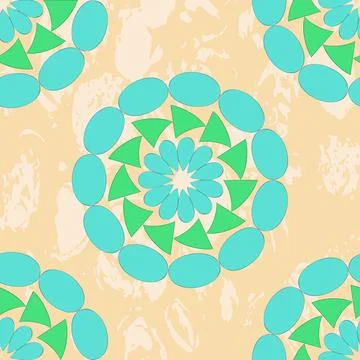 Oval triangle Stock Illustration