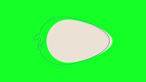 Oval triangle shape textbox Stock Footage 273740004