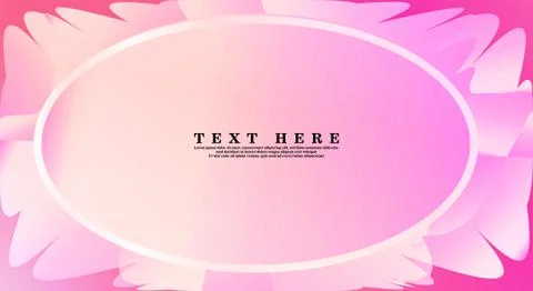 Oval vector frames are ready for your design background Illustrazione stock