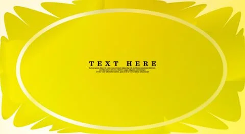 Oval vector frames are ready for your design background Illustrazione stock