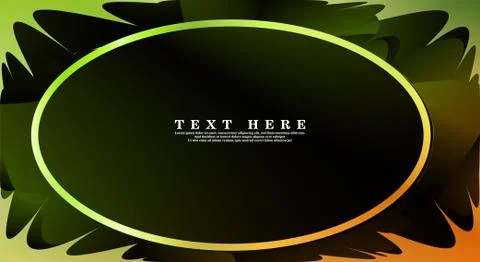 Oval vector frames are ready for your design background Stockillustratie