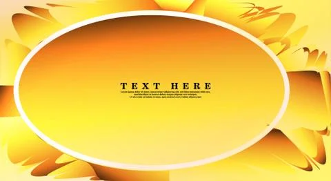 Oval vector frames are ready for your design background Stock Illustration