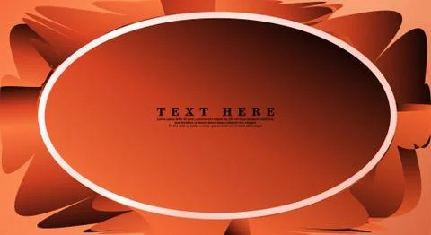 Oval vector frames are ready for your design background Stockillustratie