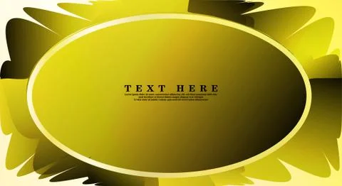 Oval vector frames are ready for your design background Stock Illustration