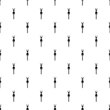 Oval zip pattern seamless Illustrazione stock
