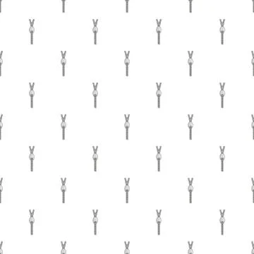 Oval zip pattern seamless vector 스톡 일러스트