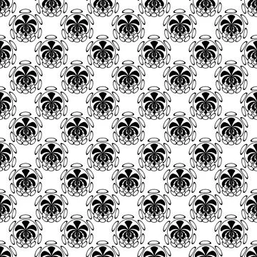 Ovals pattern Stock Illustration