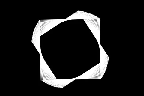 Ovals Rectogyra A 01 Stock Footage 3476737