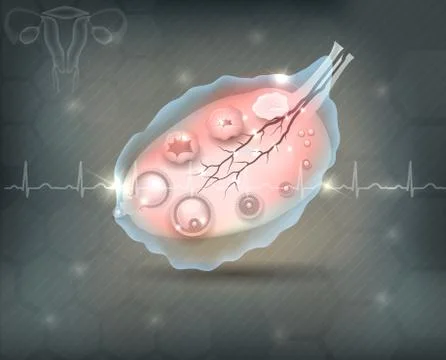 Ovary Stock Illustration
