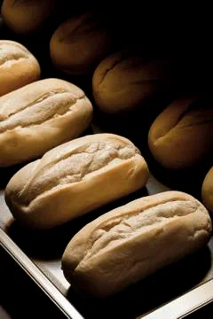 Oven baked bread Stock Photos