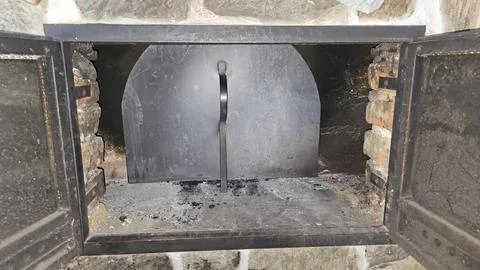 Oven door Stock Photos