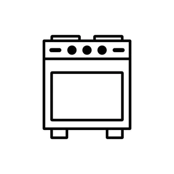 Oven icon vector template Stock Illustration