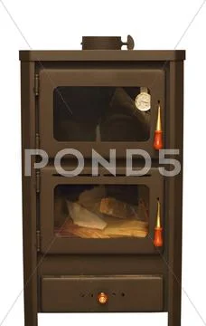Oven isolated on white Stock Photos
