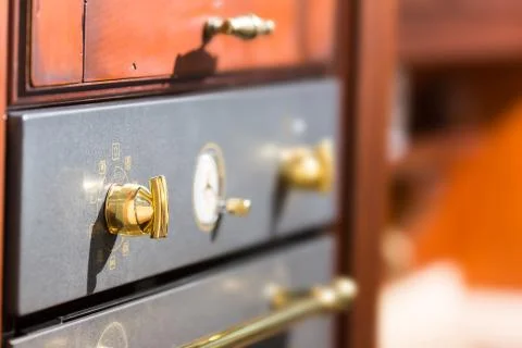 Oven in the kitchen Foto stock