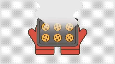 Oven mitt animation 動画素材 317990699