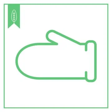 Oven mitten Stock Illustration