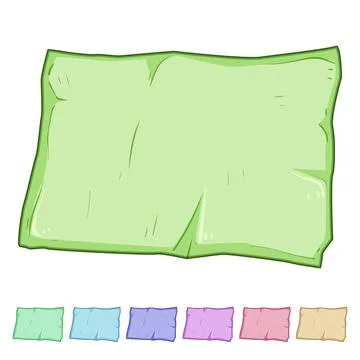 Oven parchment paper cartoon vector graphic Illustrazione stock
