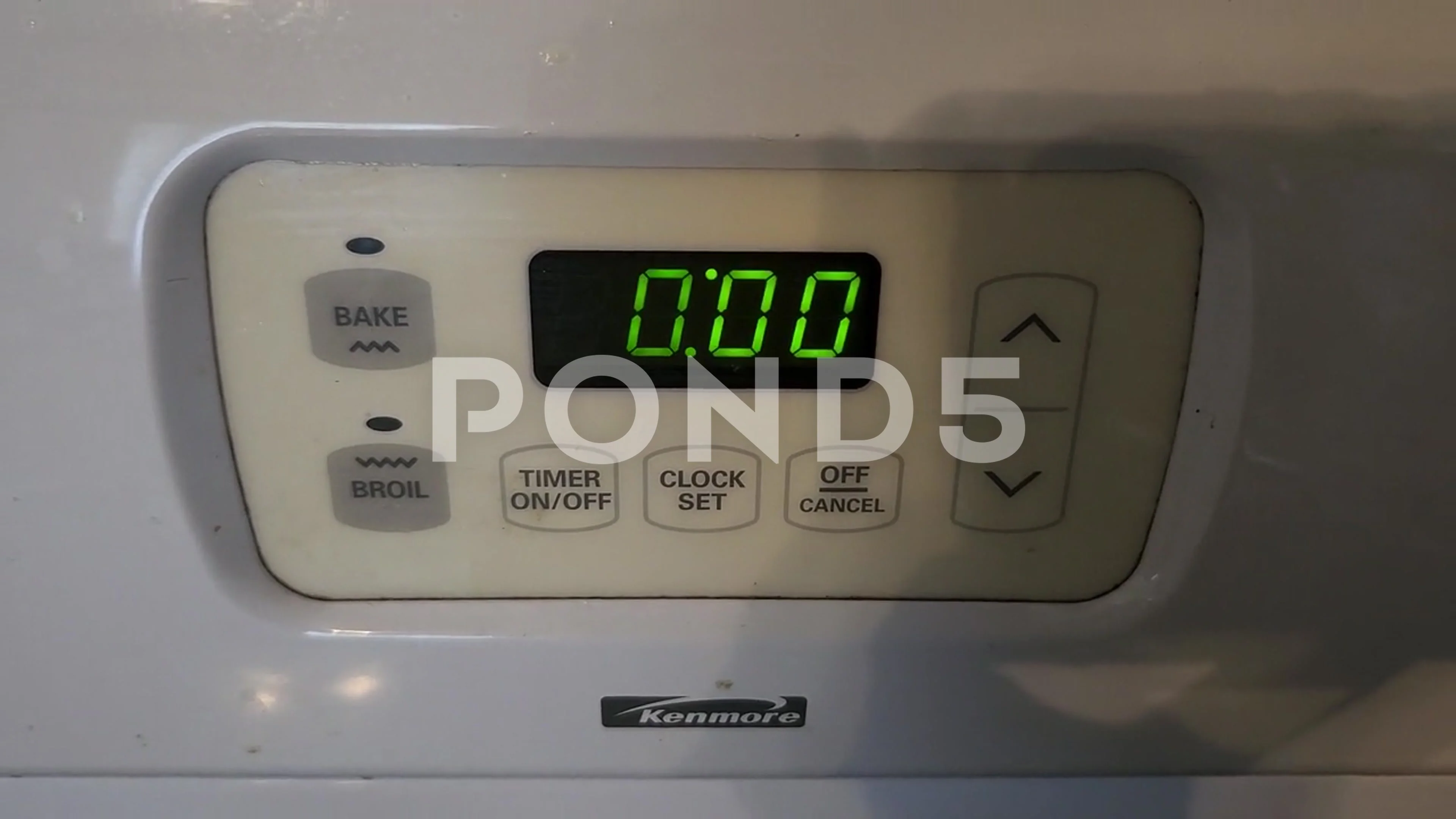 Close-up, Stove Oven Timer, Touch Panel. Temperature Control and Timer on  the Oven., Technology Stock Footage ft. appliance & background - Envato  Elements