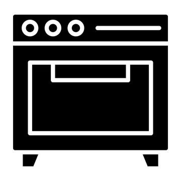 Oven Vector Icon Design Illustration Stock Illustration