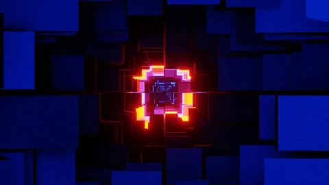 Oven VJ Loop Background Animation Video stock 240187609