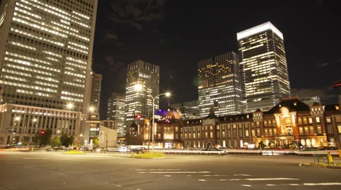Over 5K Time Lapse shot (5616x3159) - Tokyo Station Stockbeeldmateriaal 62560816