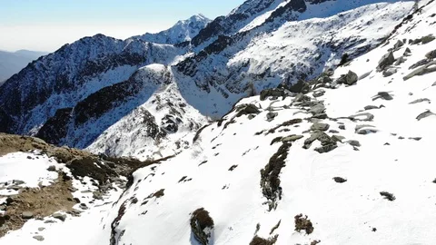 Over the alps Video stock 108170648