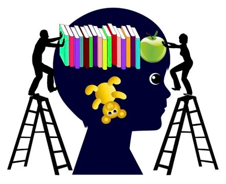 Over-Ambitious Parents Stock Illustration
