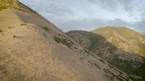 Over and down the mountain Stock Footage 102533142